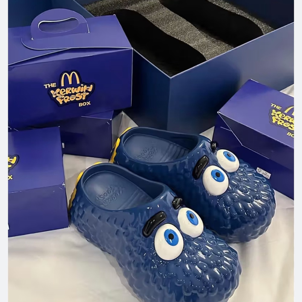 Kerwin Frost × McDonald's Fry Guy Clog
Cobalt Blue